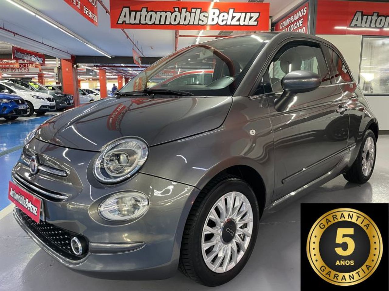 Fiat 500 con entrada auxiliar bluetooth  de segunda mano - fiat 500 2018 /