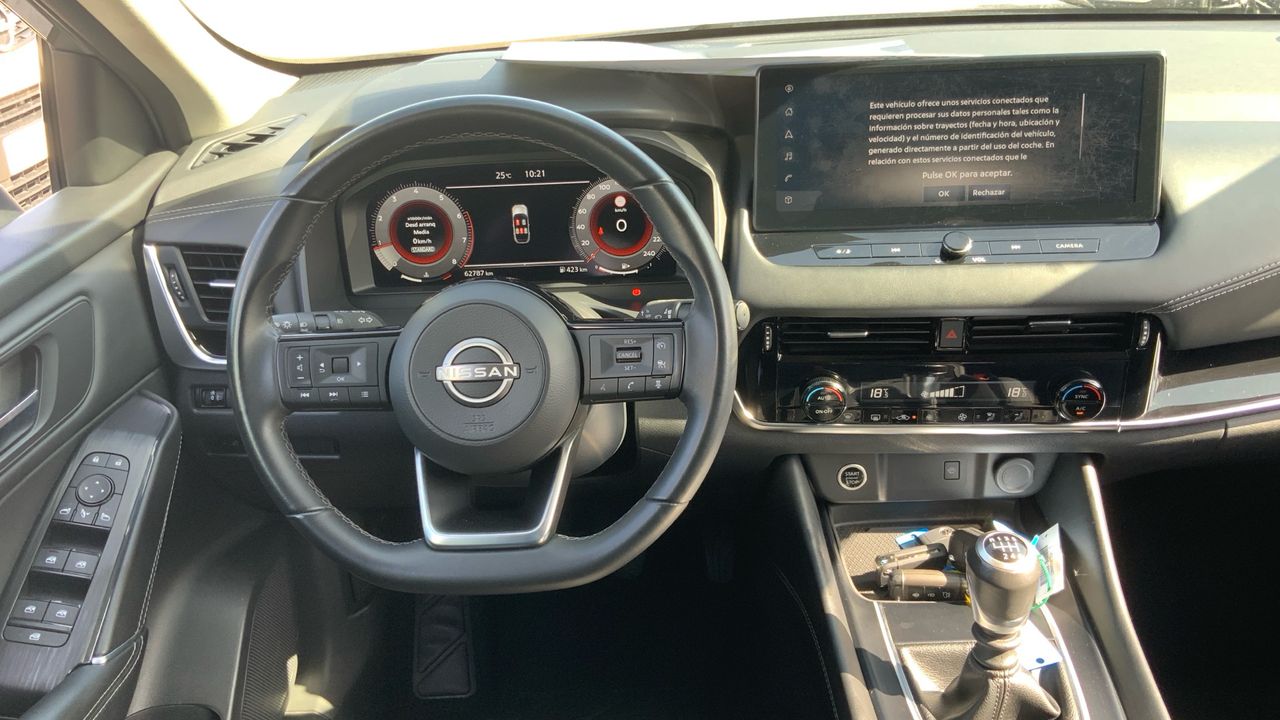 Nissan Qashqai 1.3 DIG-T MHEV 103KW N-CONNECTA 140 5P