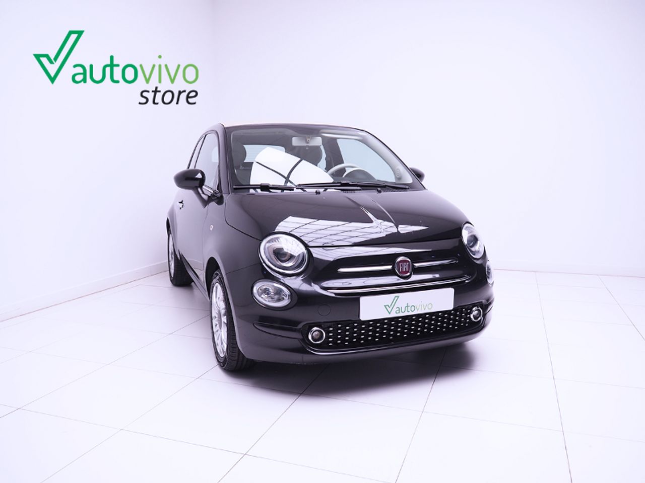 Fiat punto negro 5 puertas  de segunda mano - fiat 500 2019 /