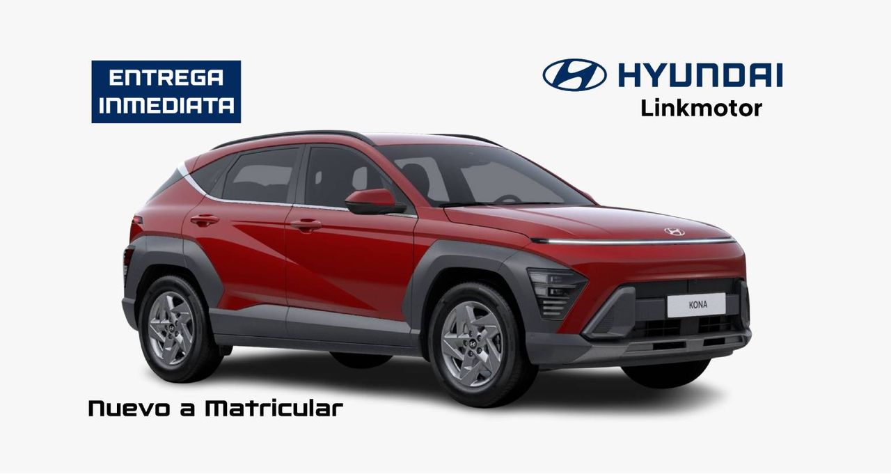 Hyundai i20 color rojo  de segunda mano - hyundai kona 2025 /