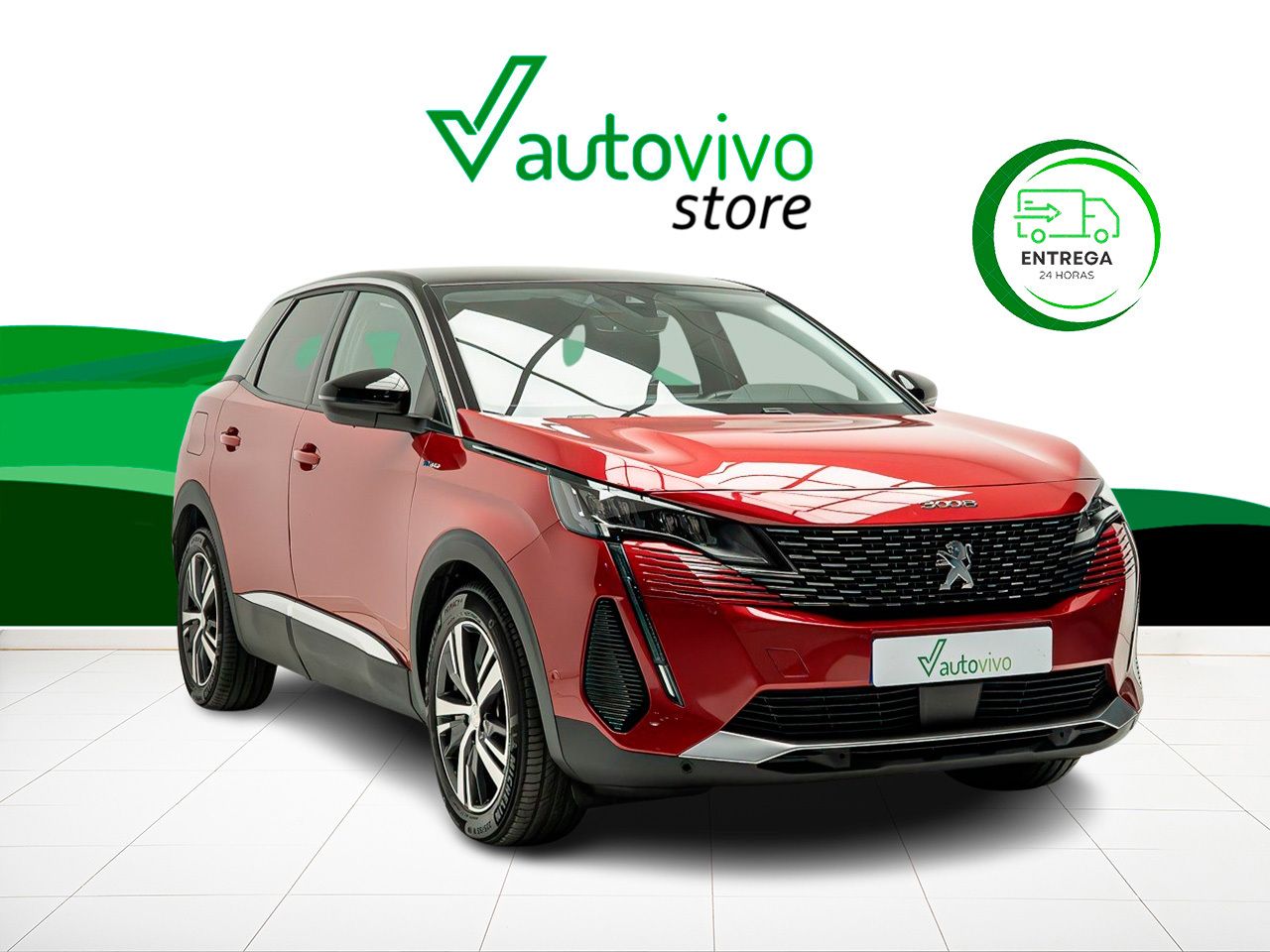 Corolla 2021 rojo  de segunda mano - peugeot 3008 2022 /