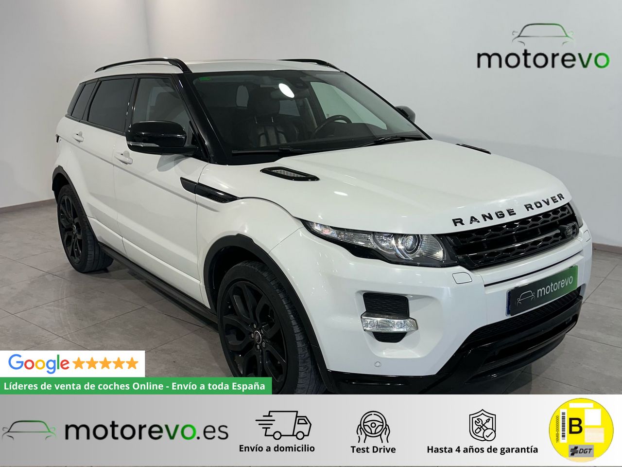 Land rover evoque blanco  de segunda mano - land-rover range rover evoque 2013 /