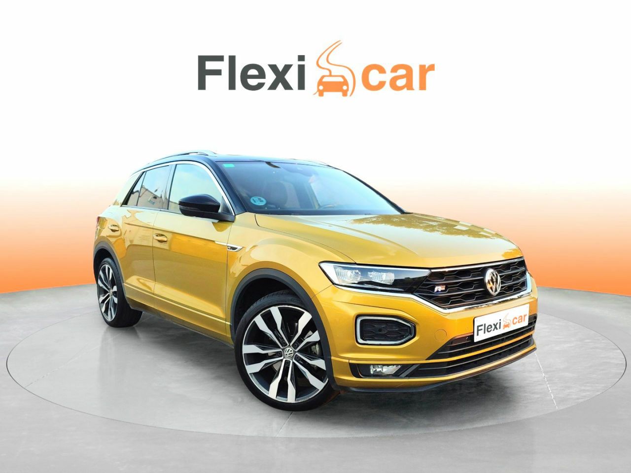 Volkswagen tiguan amarillo  de segunda mano - volkswagen t-roc 2019 /