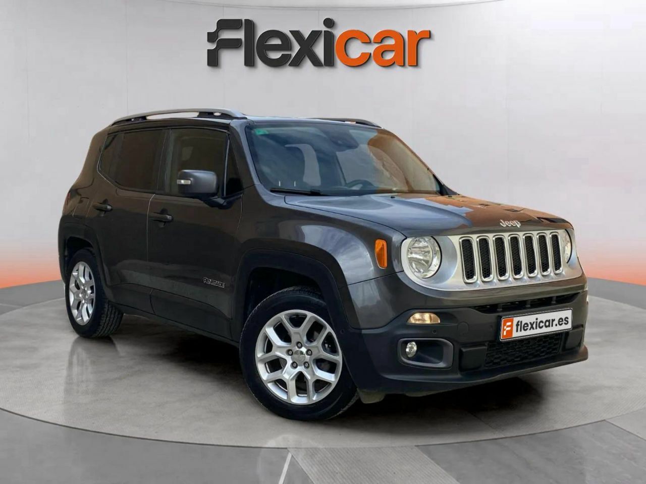 Jeep renegade gris 5 puertas  de segunda mano - jeep renegade 2017 /