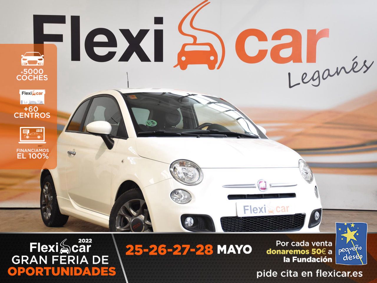 Fiat 500 ocasión segunda mano 2015 Gasolina por 9.490€ en Madrid
