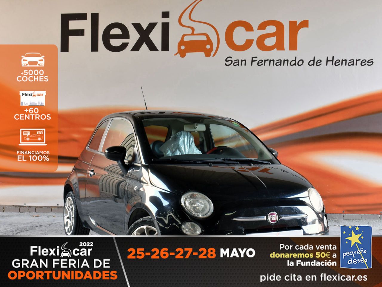 Fiat 500 ocasión segunda mano 2008 Gasolina por 7.890€ en Madrid