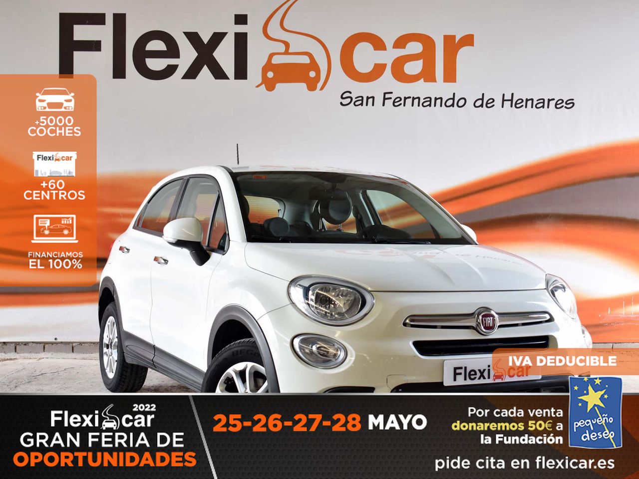 Fiat 500X ocasión segunda mano 2018 Diésel por 16.490€ en Madrid
