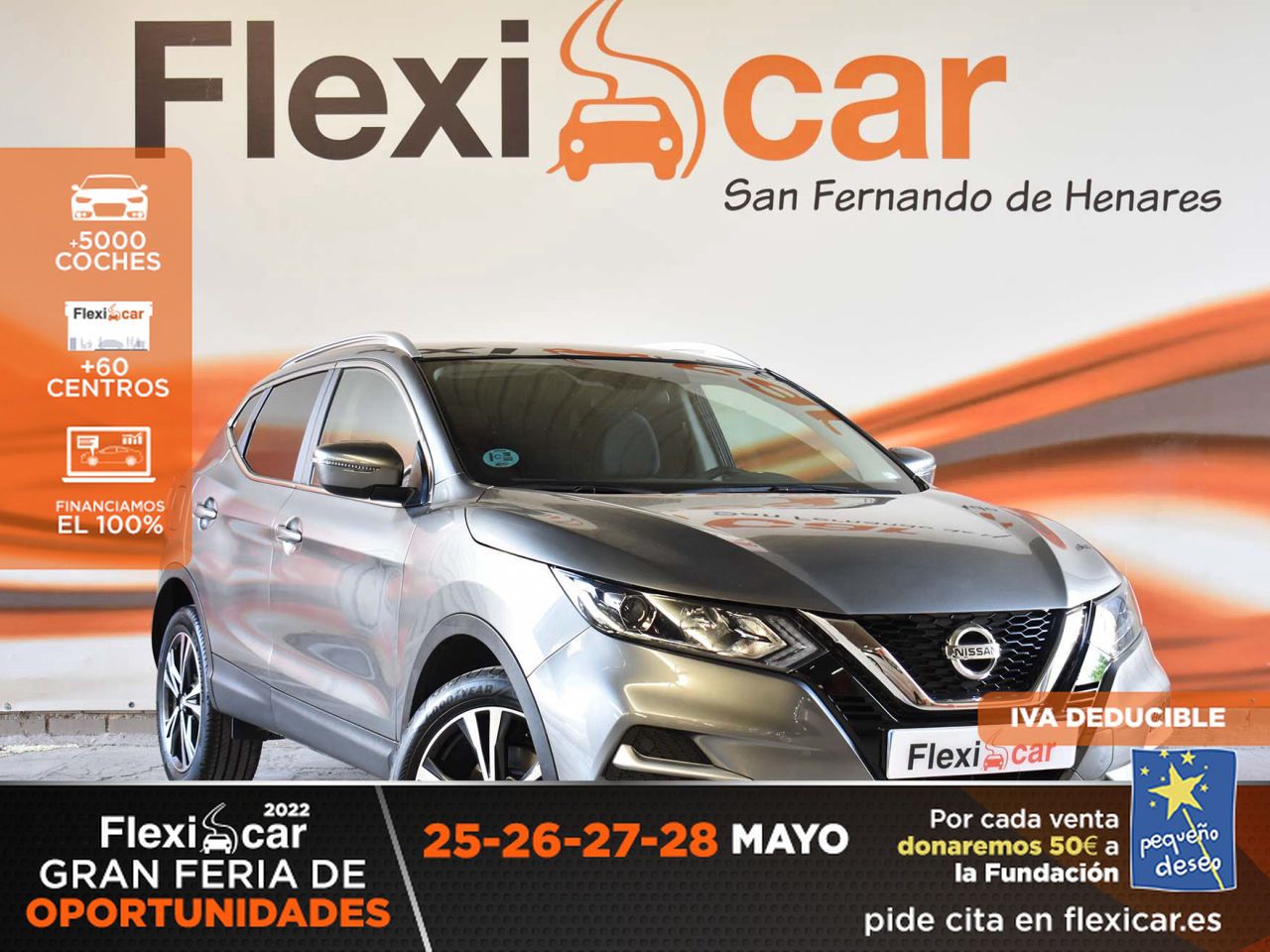 Nissan Qashqai ocasión segunda mano 2021 Gasolina por 24.490€ en Madrid