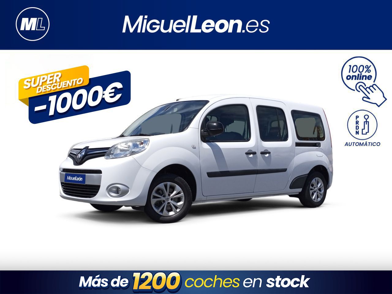 Renault kangoo con 12 meses de garantia  de segunda mano - renault kangoo 2018 /