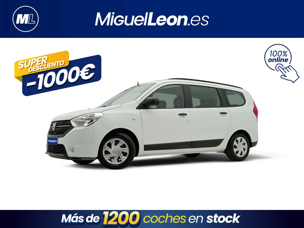 Dacia lodgy blanco 5 puertas  de segunda mano - dacia lodgy 2019 /
