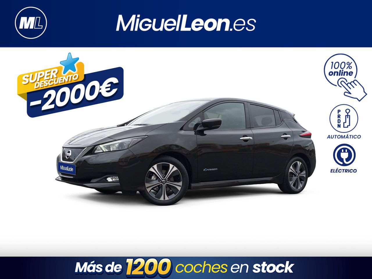 Gran nave parcela  de segunda mano - nissan leaf 2021 /