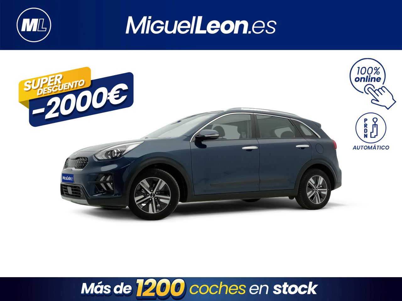 Corolla hibrido 140cv  de segunda mano - kia niro 2021 /