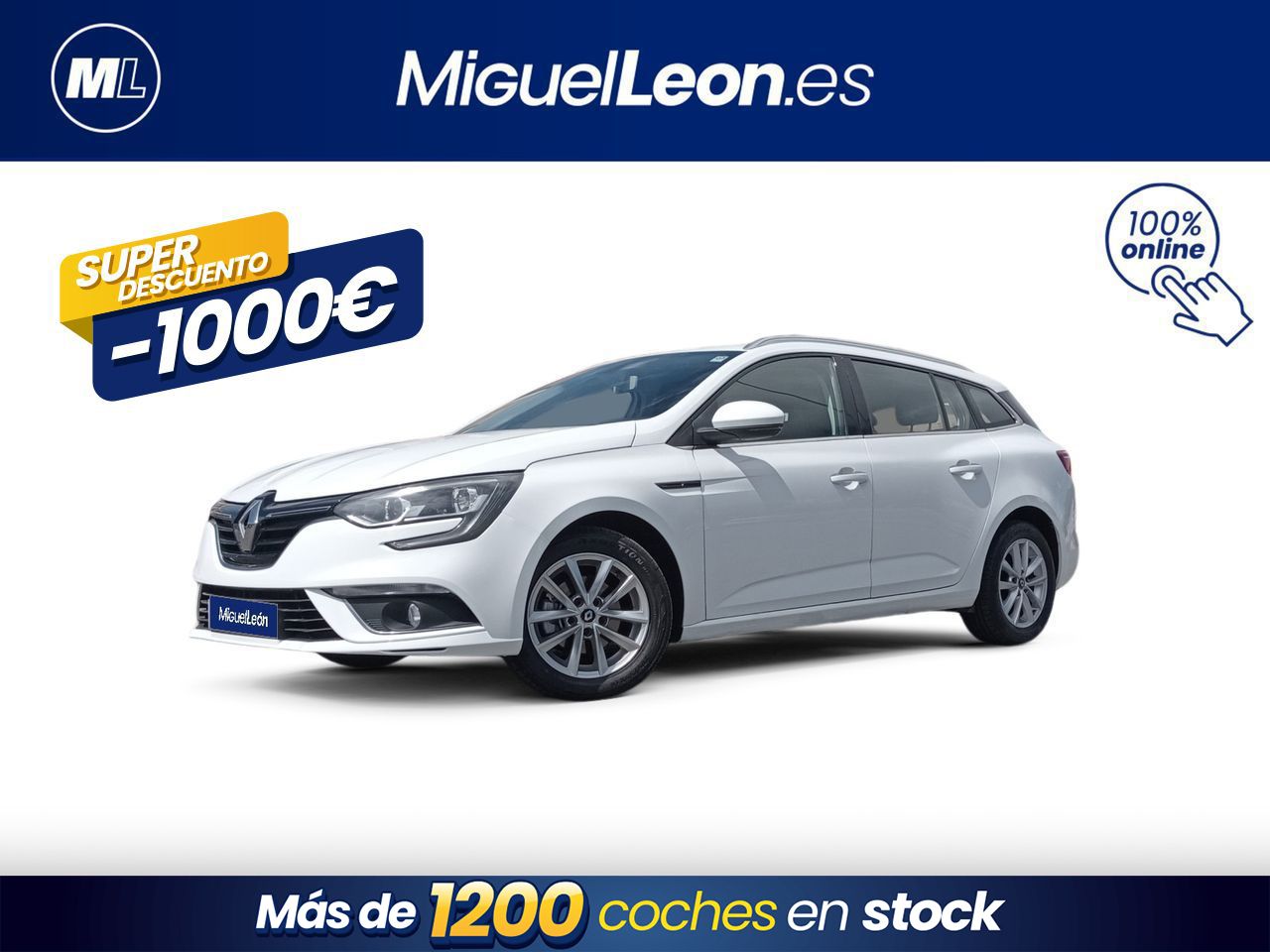 Renault clio cambio de nombre  de segunda mano - renault megane 2019 /