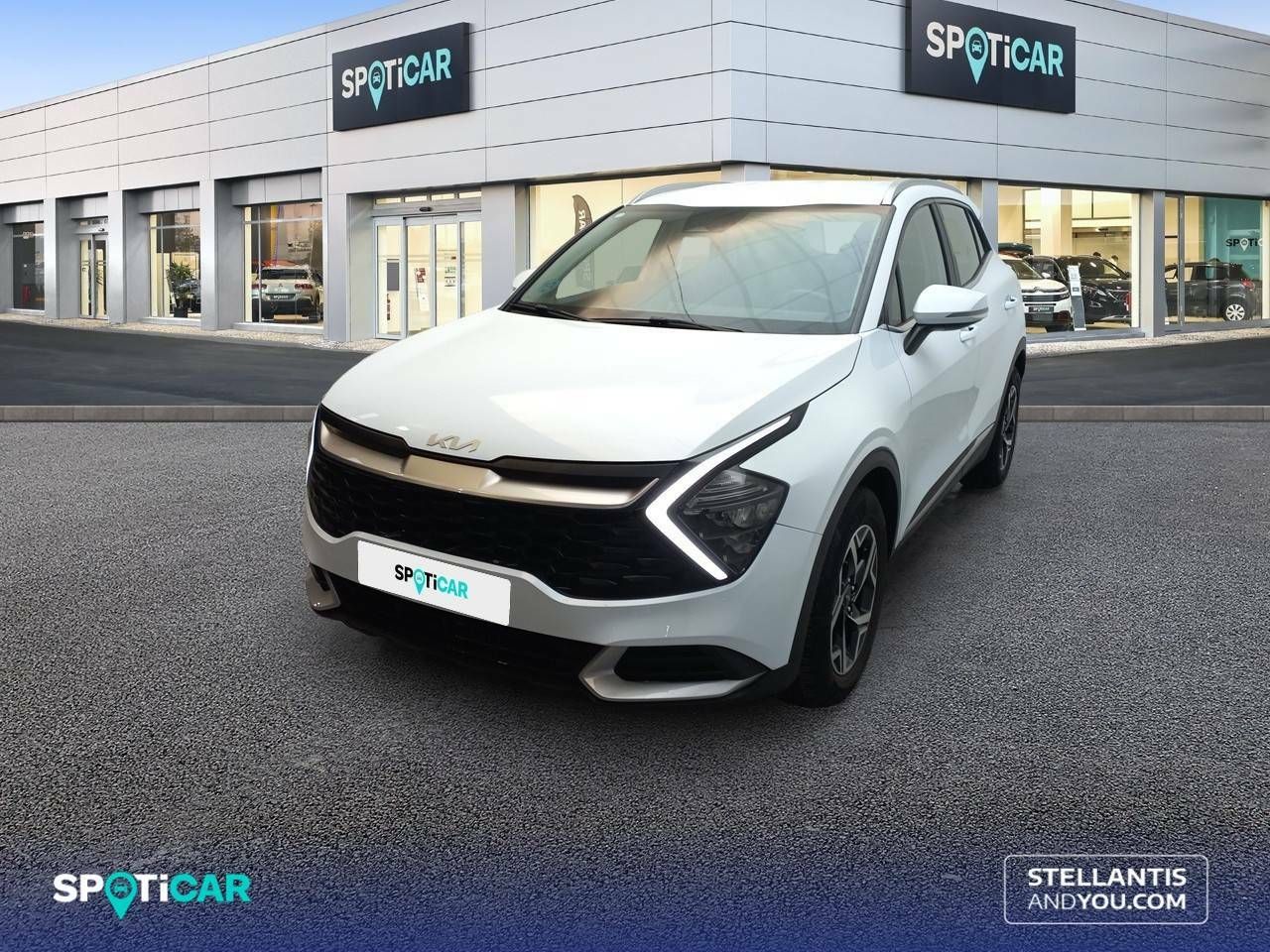 Portaequipajes longitudinal negro gris  de segunda mano - kia sportage 2023 /