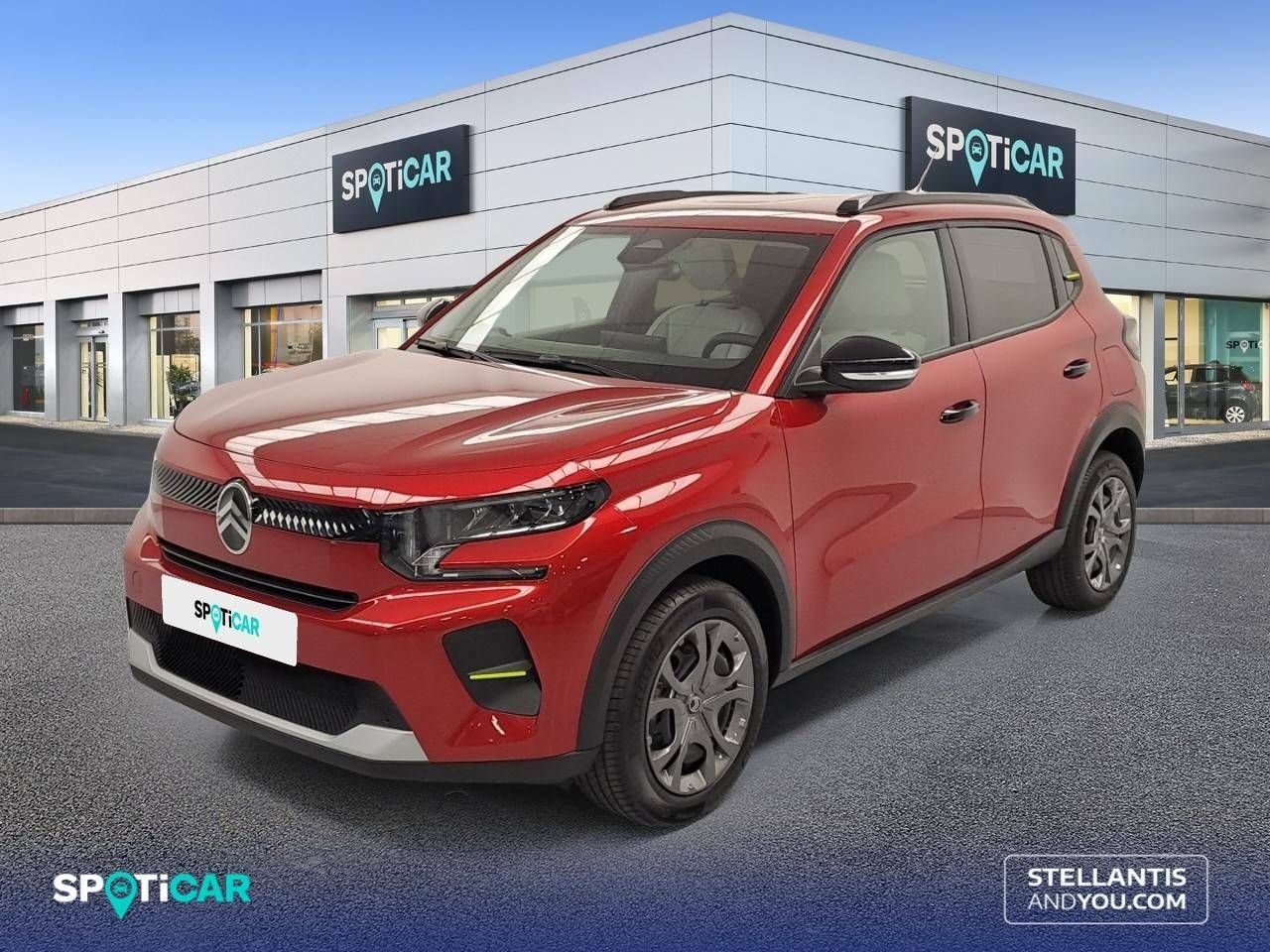 Hyundai i20 2025 color rojo  de segunda mano - citroën c3 2025 /