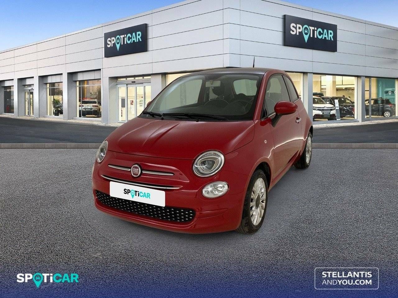 Opel corsa 2019 rojo  de segunda mano - fiat 500 2019 /
