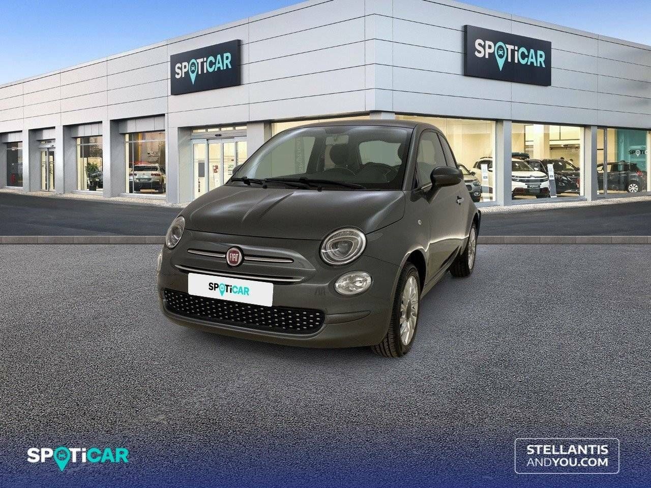 Fiat 500 2018 gris  de segunda mano - fiat 500 2019 /