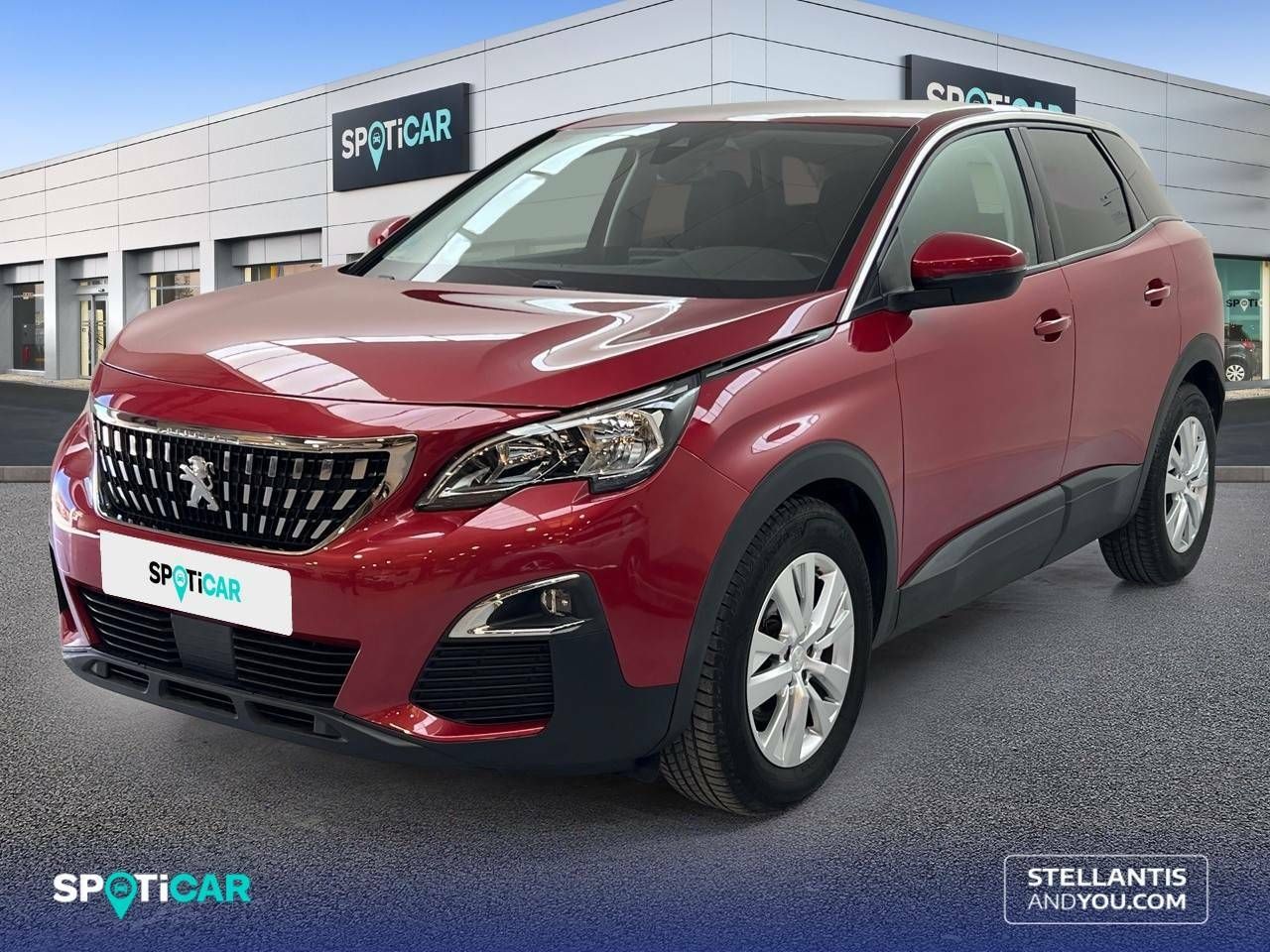 Peugeot 3008 2019 de color rojo  de segunda mano - peugeot 3008 2018 /