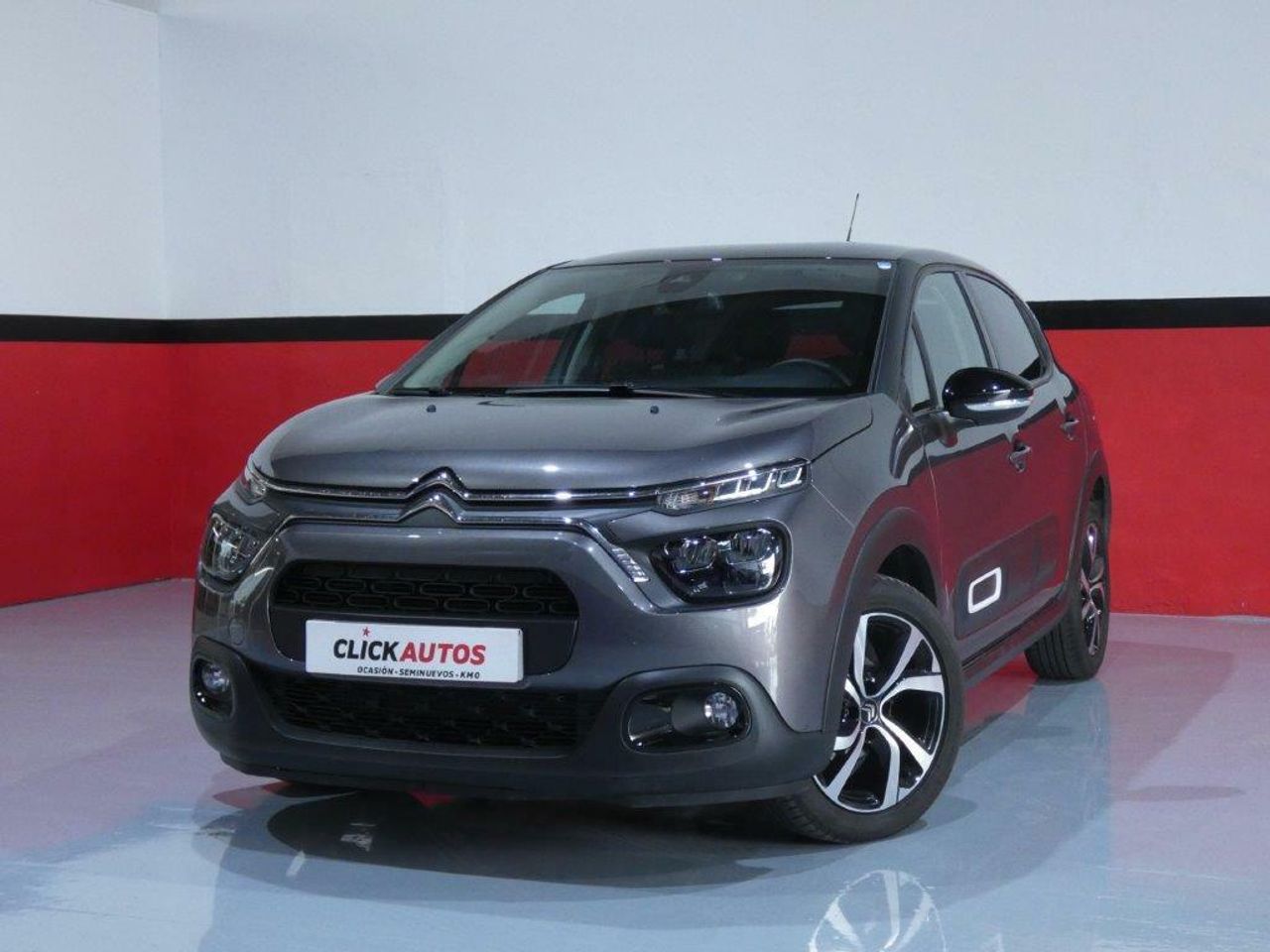 Citroen c3 gris  de segunda mano - citroën c3 2022 /