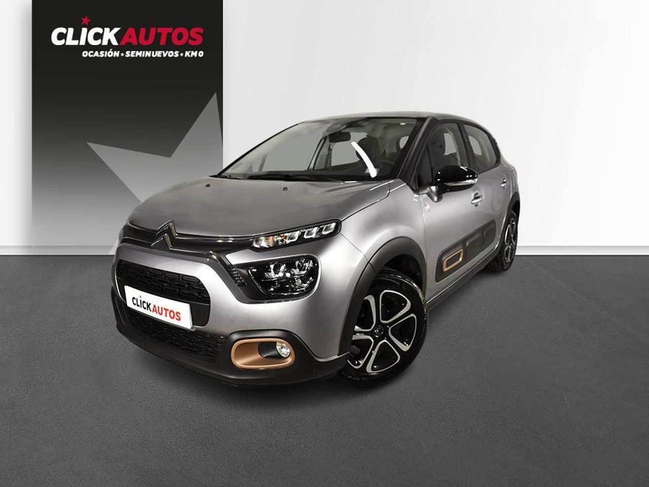 Citroen c3 gris  de segunda mano - citroën c3 2023 /