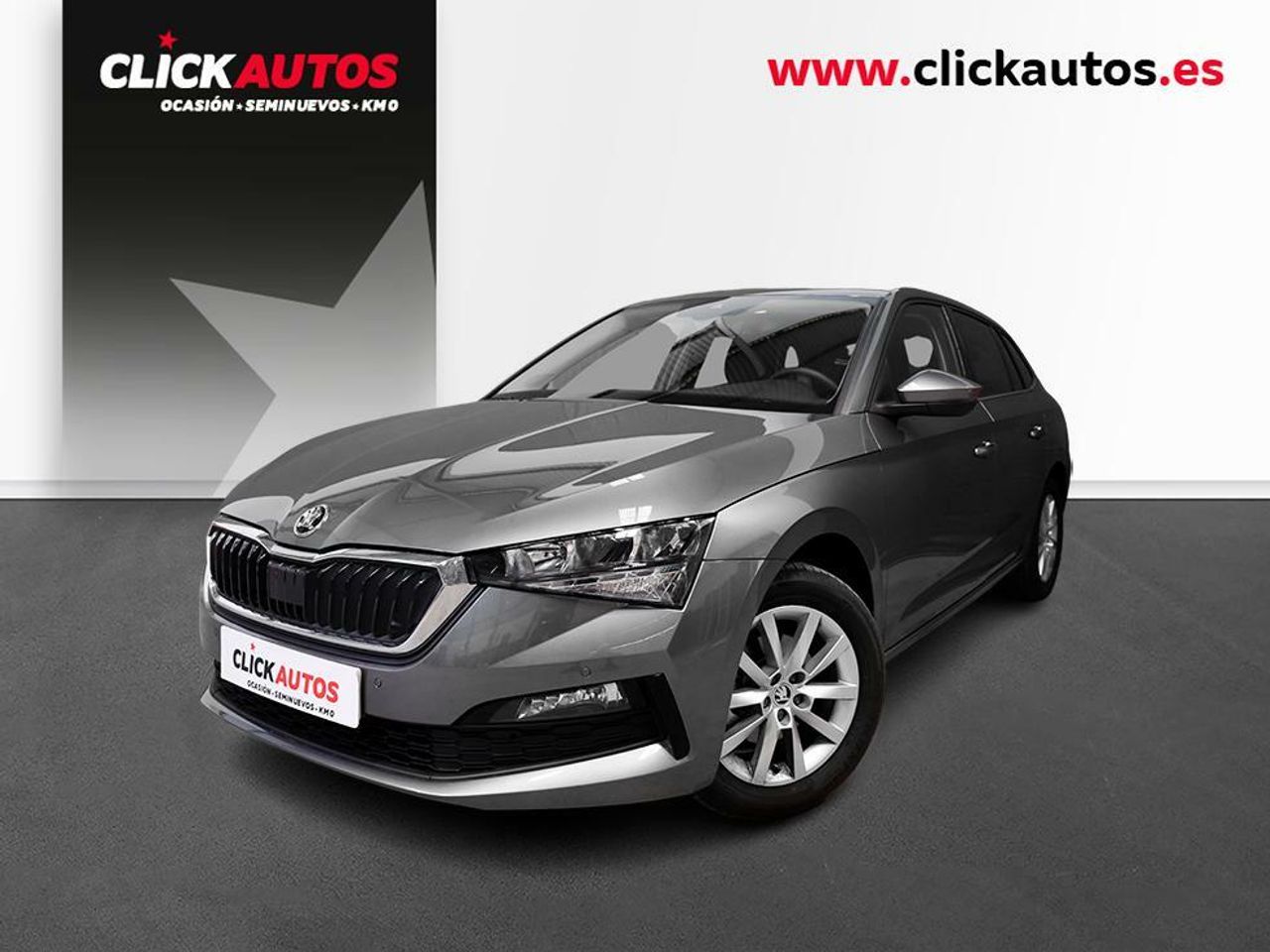 Volante de cuero multifuncional  de segunda mano - skoda scala 2022 /
