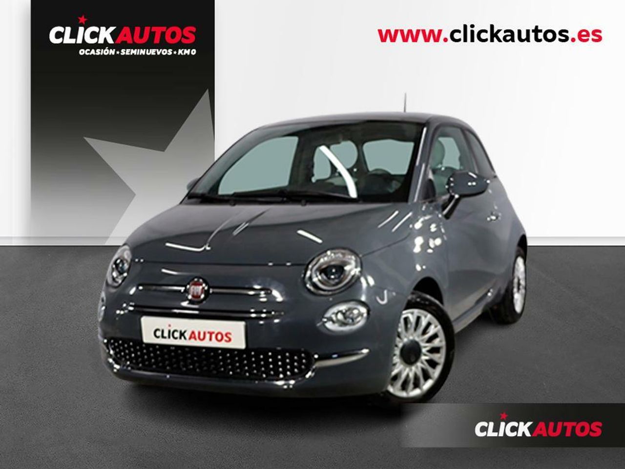 Fiat 500 2022 gris 4 plazas  de segunda mano - fiat 500 2022 /