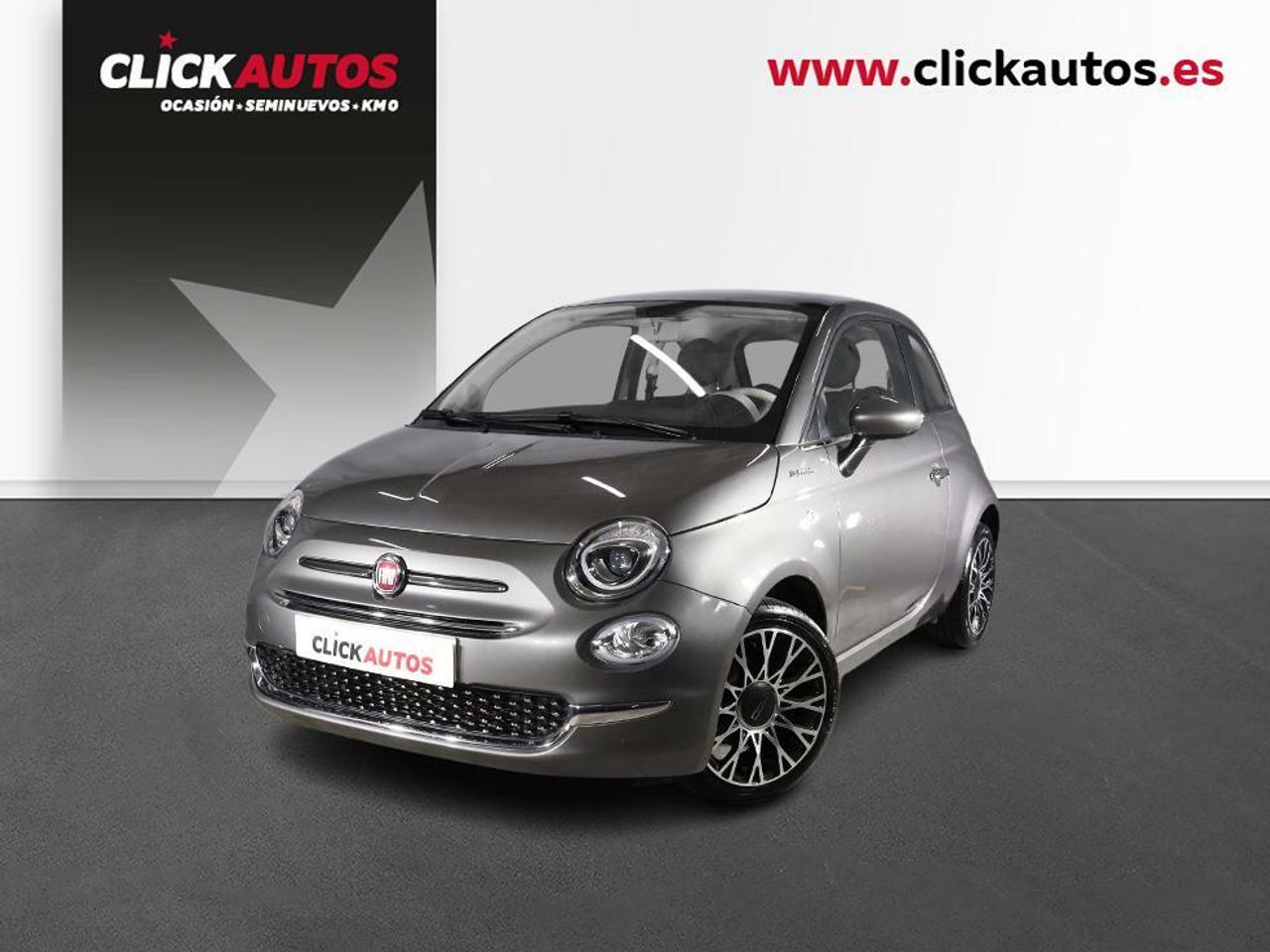 Fiat 500 2022 gris 4 plazas  de segunda mano - fiat 500 2022 /