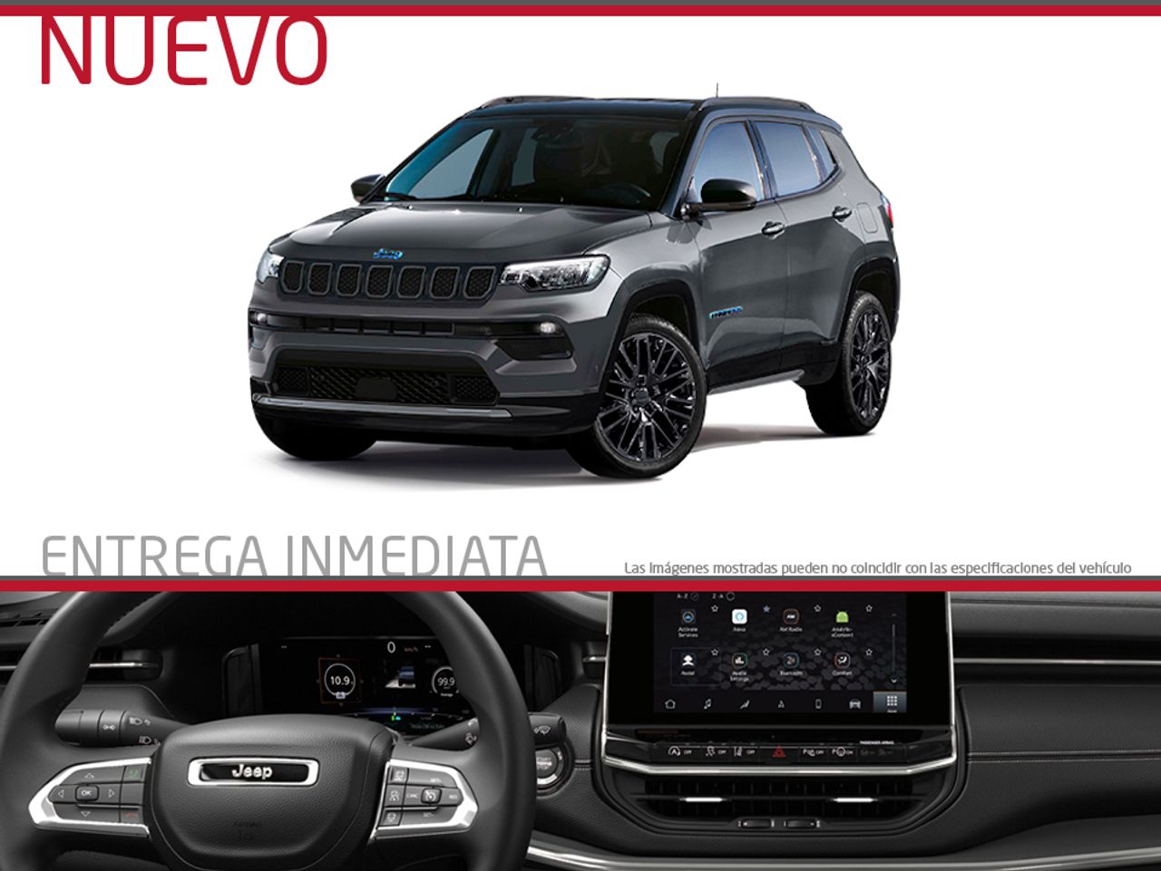 Piso tres habitaciones  de segunda mano - jeep compass 2025 /