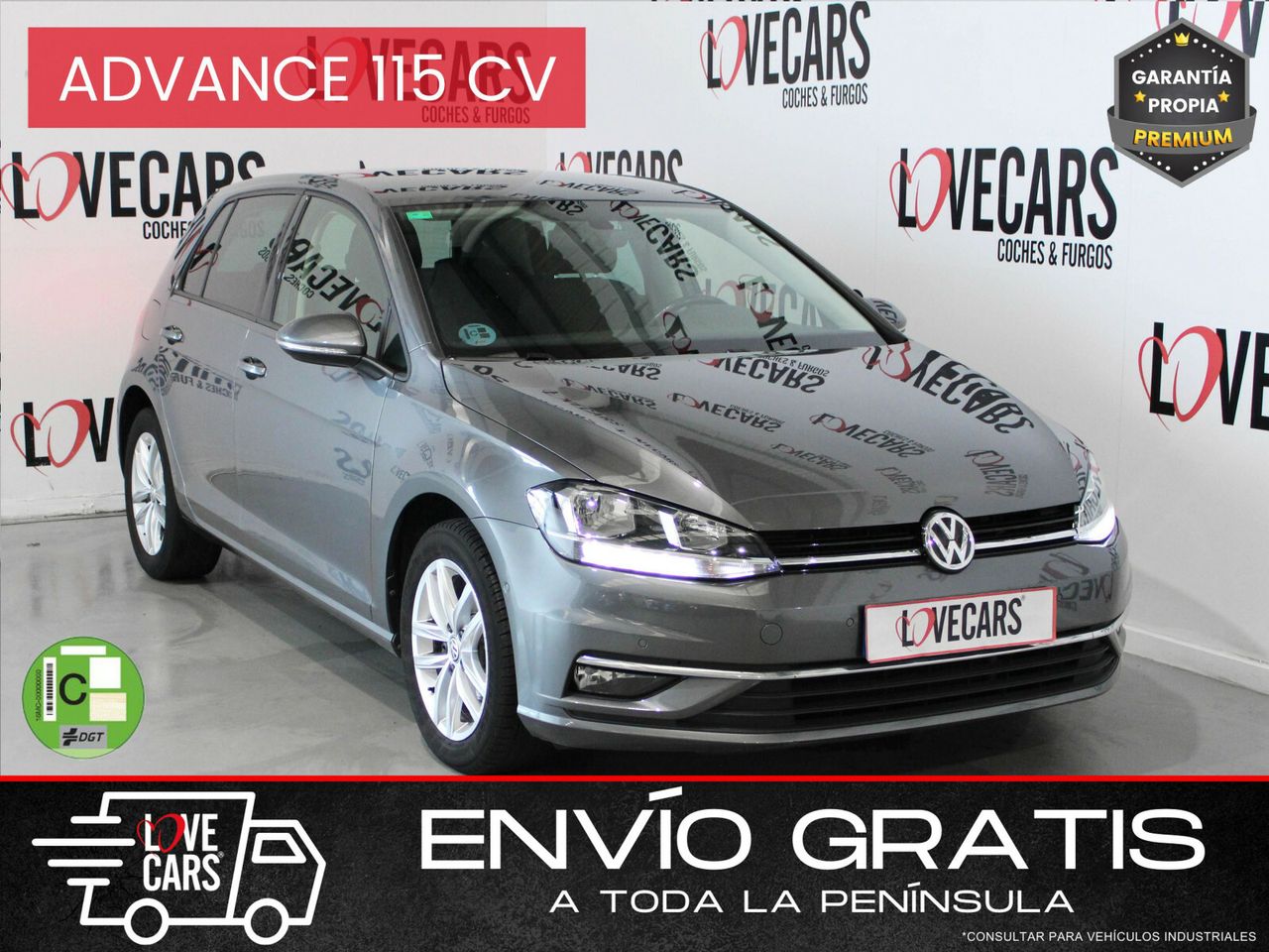 Avance furgonetas  de segunda mano - volkswagen golf 2019 /