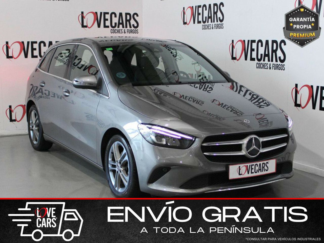 Mercedes clase e 2019 4 puertas gris  de segunda mano - mercedes clase b 2019 /