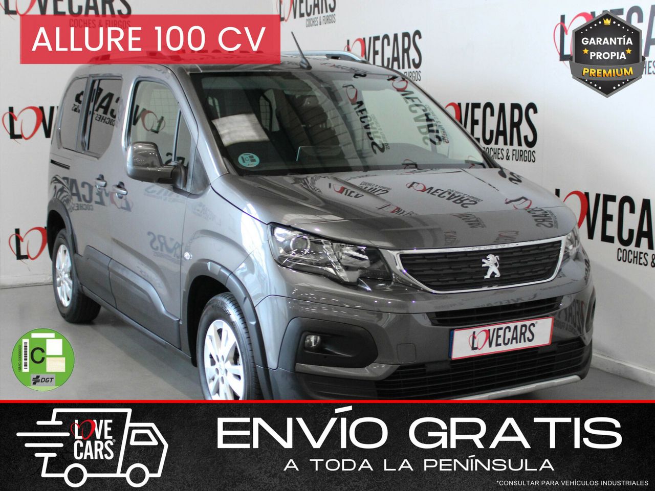 Furgon 6 plazas  de segunda mano - peugeot rifter 2021 /