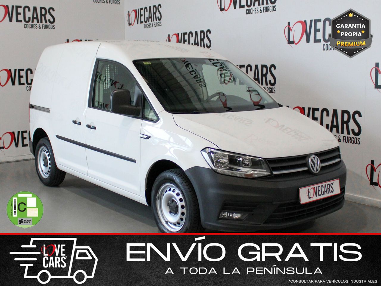 Portes economicos con furgon  de segunda mano - volkswagen caddy 2019 /