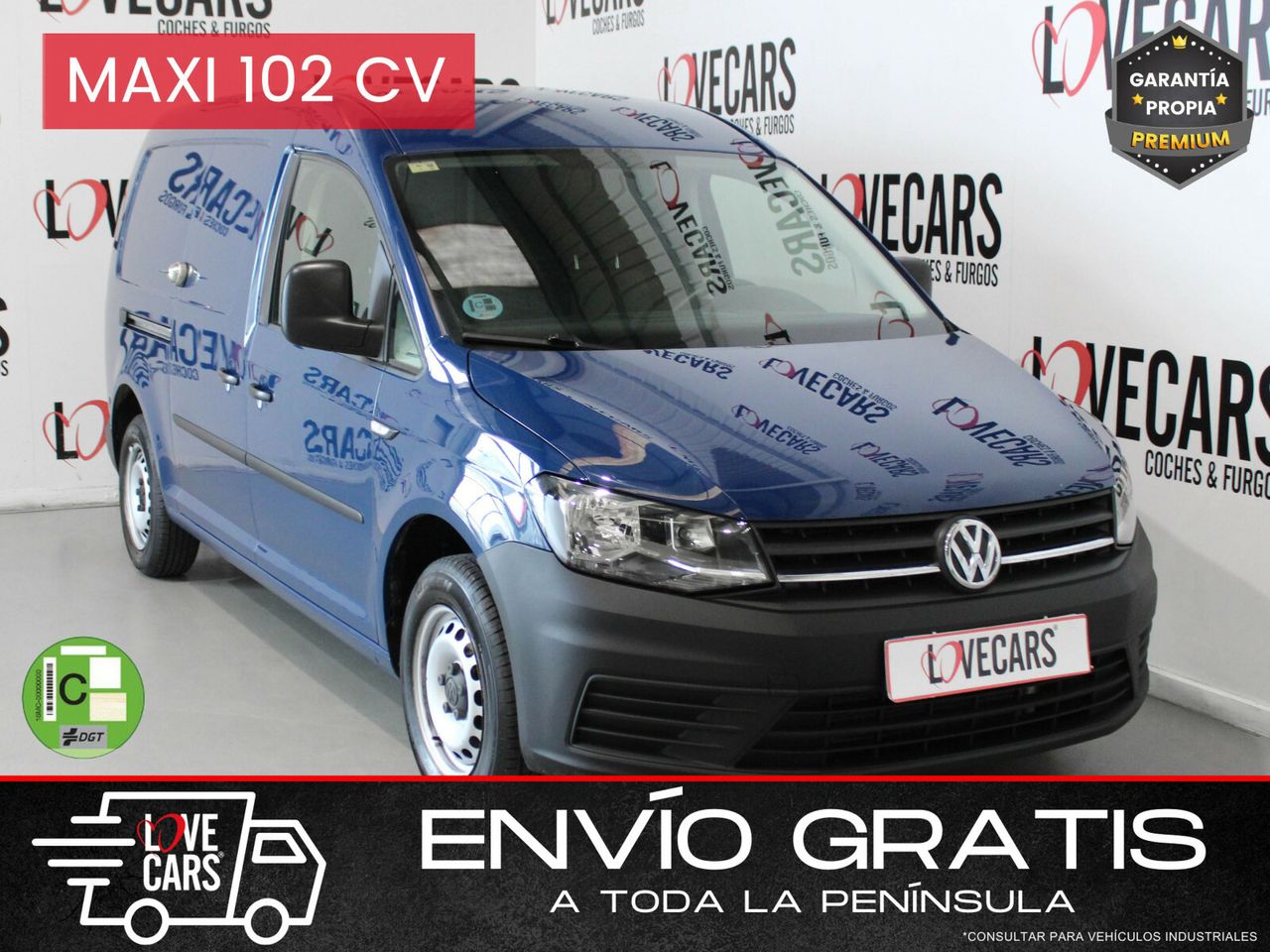 Portes economicos con furgon  de segunda mano - volkswagen caddy 2020 /