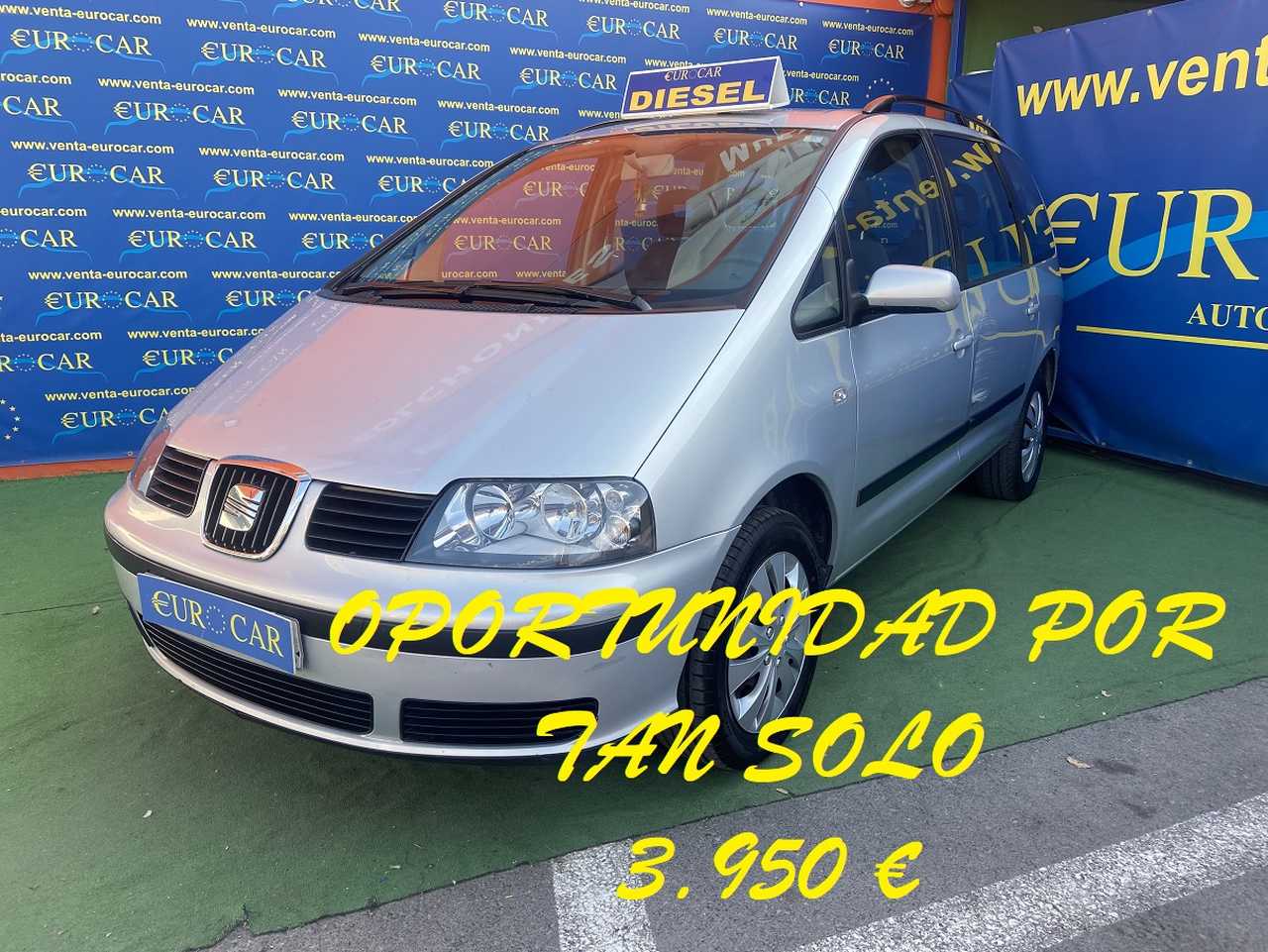 Seat Alhambra ocasión segunda mano 2002 Diésel por 3.950€ en Alicante