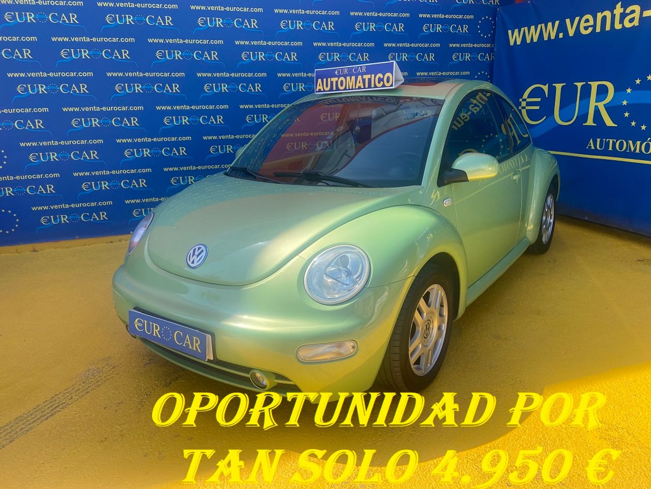 Volkswagen New Beetle ocasión segunda mano 2002 Gasolina por 4.950€ en Alicante