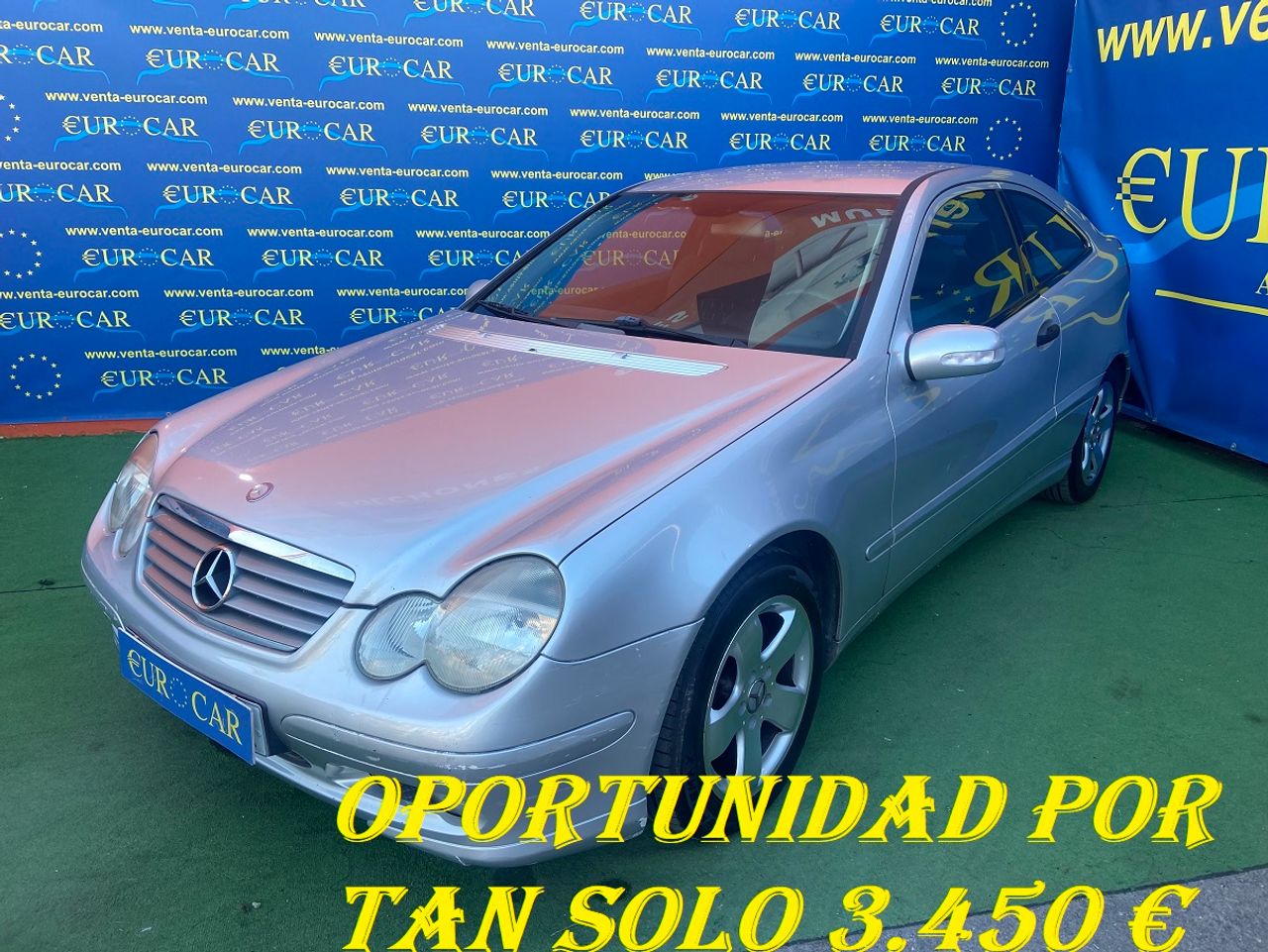 Mercedes Benz Clase C ocasión segunda mano 2002 Gasolina por 3.450€ en Alicante