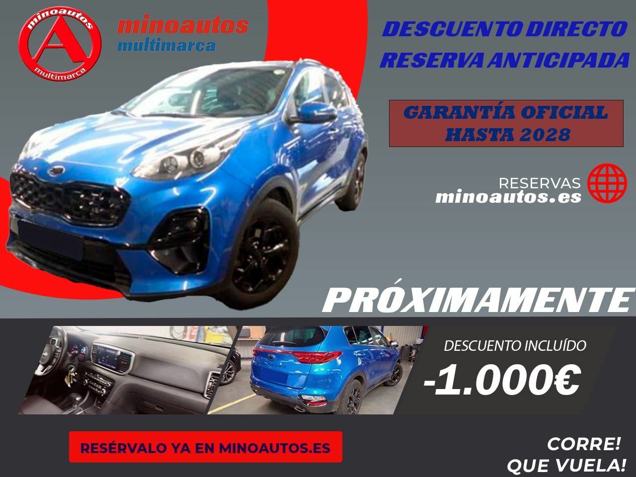 Deslumbrante  de segunda mano - kia sportage 2021 /