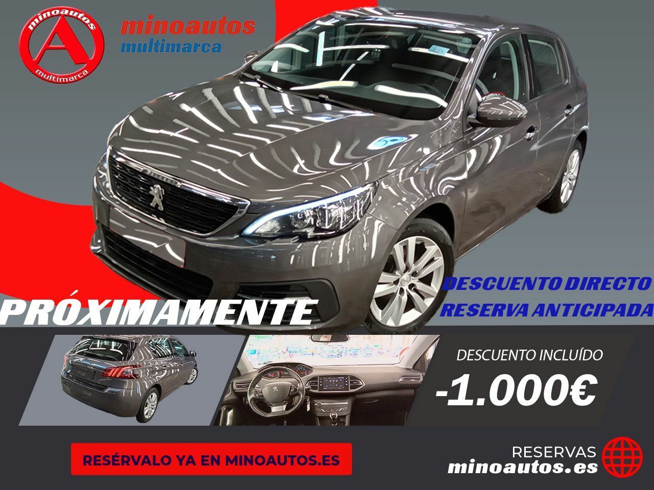 Torno  de segunda mano - peugeot 308 2020 /