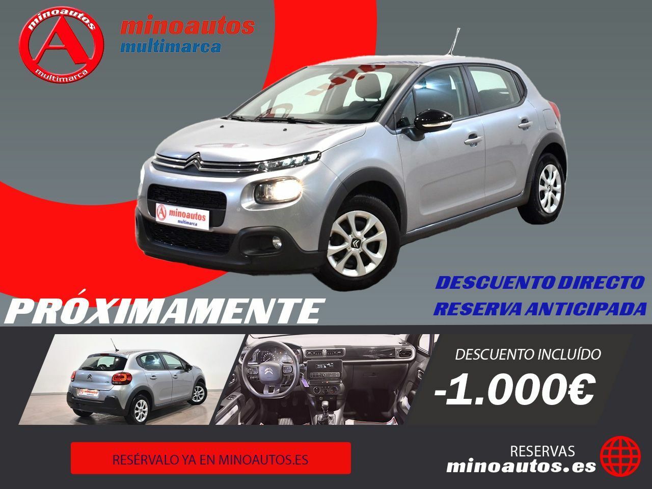 Historiales  de segunda mano - citroën c3 2019 /