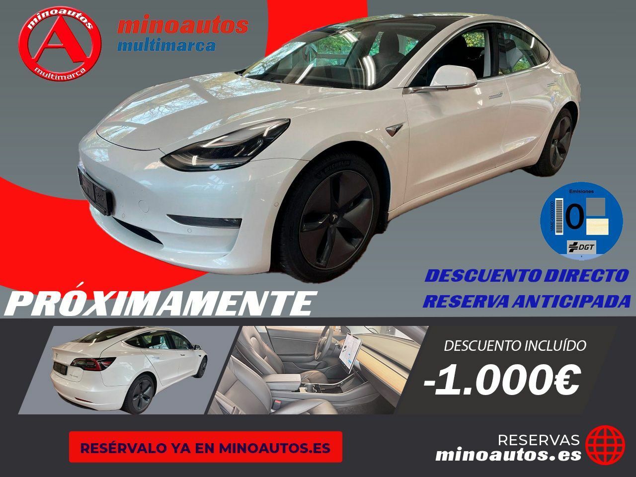 Torno  de segunda mano - tesla model 3 2020 /