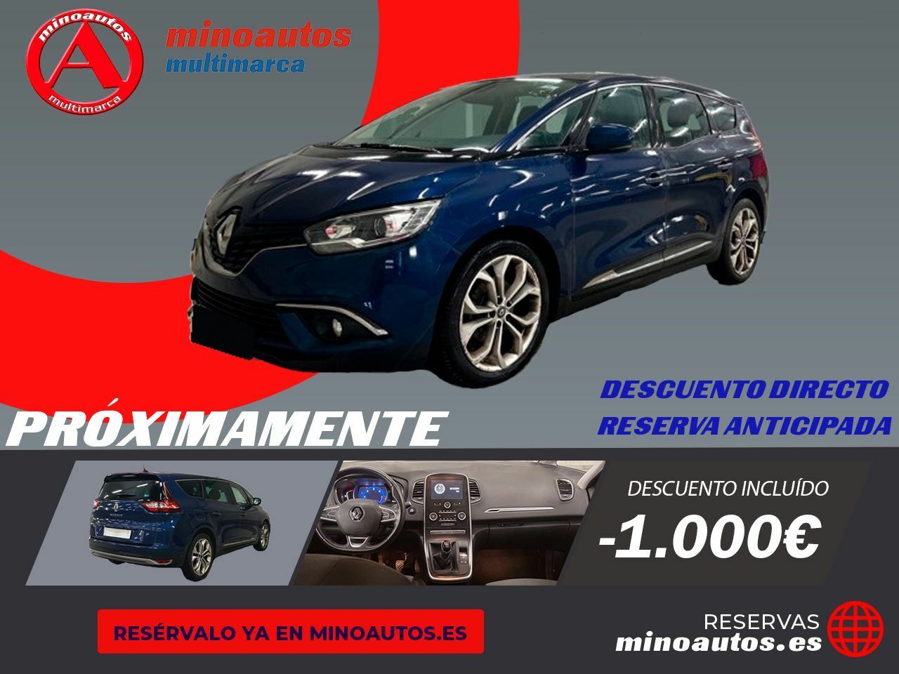 Torno  de segunda mano - renault grand scénic 2019 /