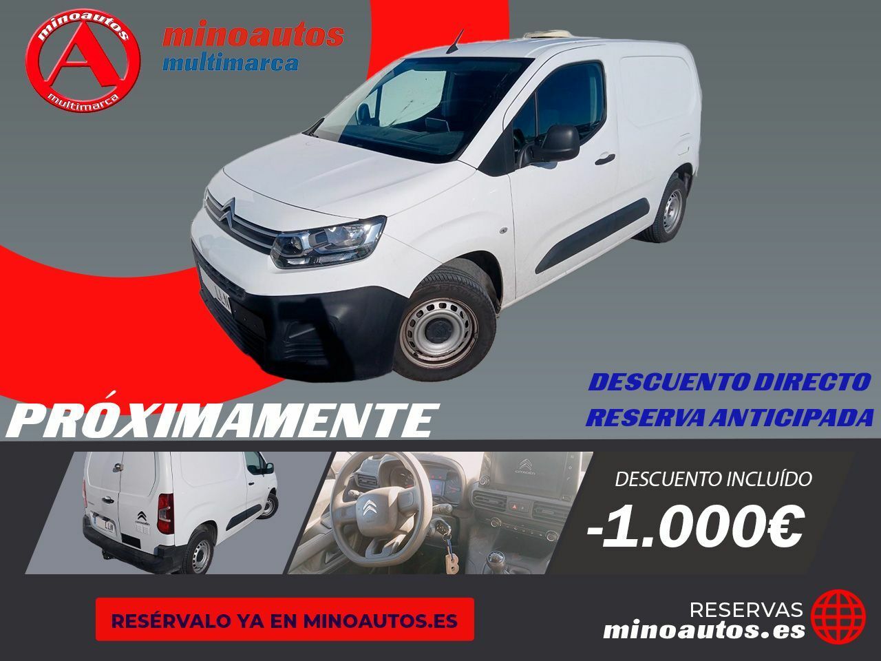 Citroen berlingo 2021  de segunda mano - citroën berlingo 2021 /
