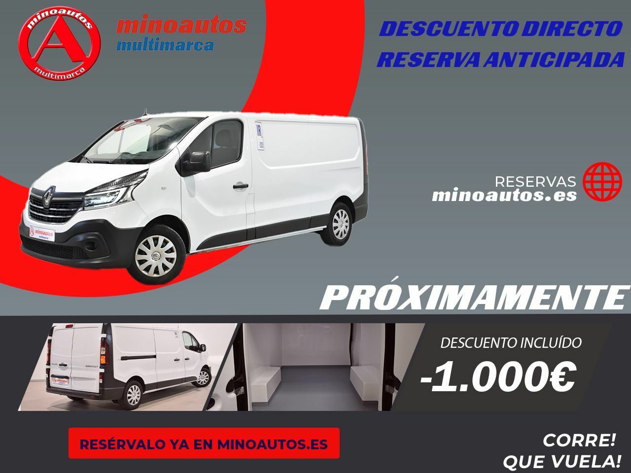 Torno  de segunda mano - renault trafic 2020 /
