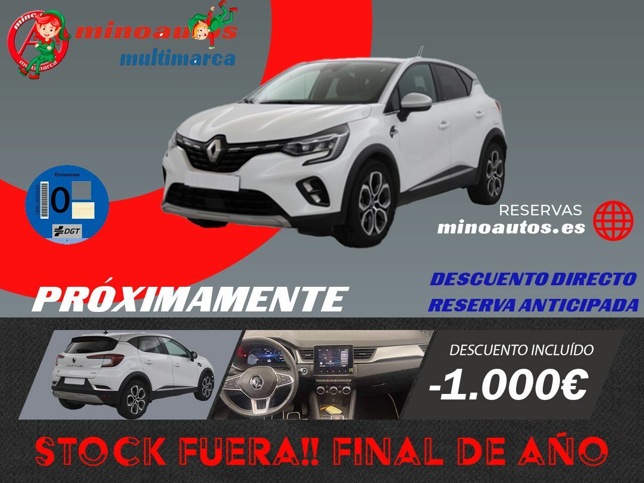 Torno  de segunda mano - renault captur 2021 /