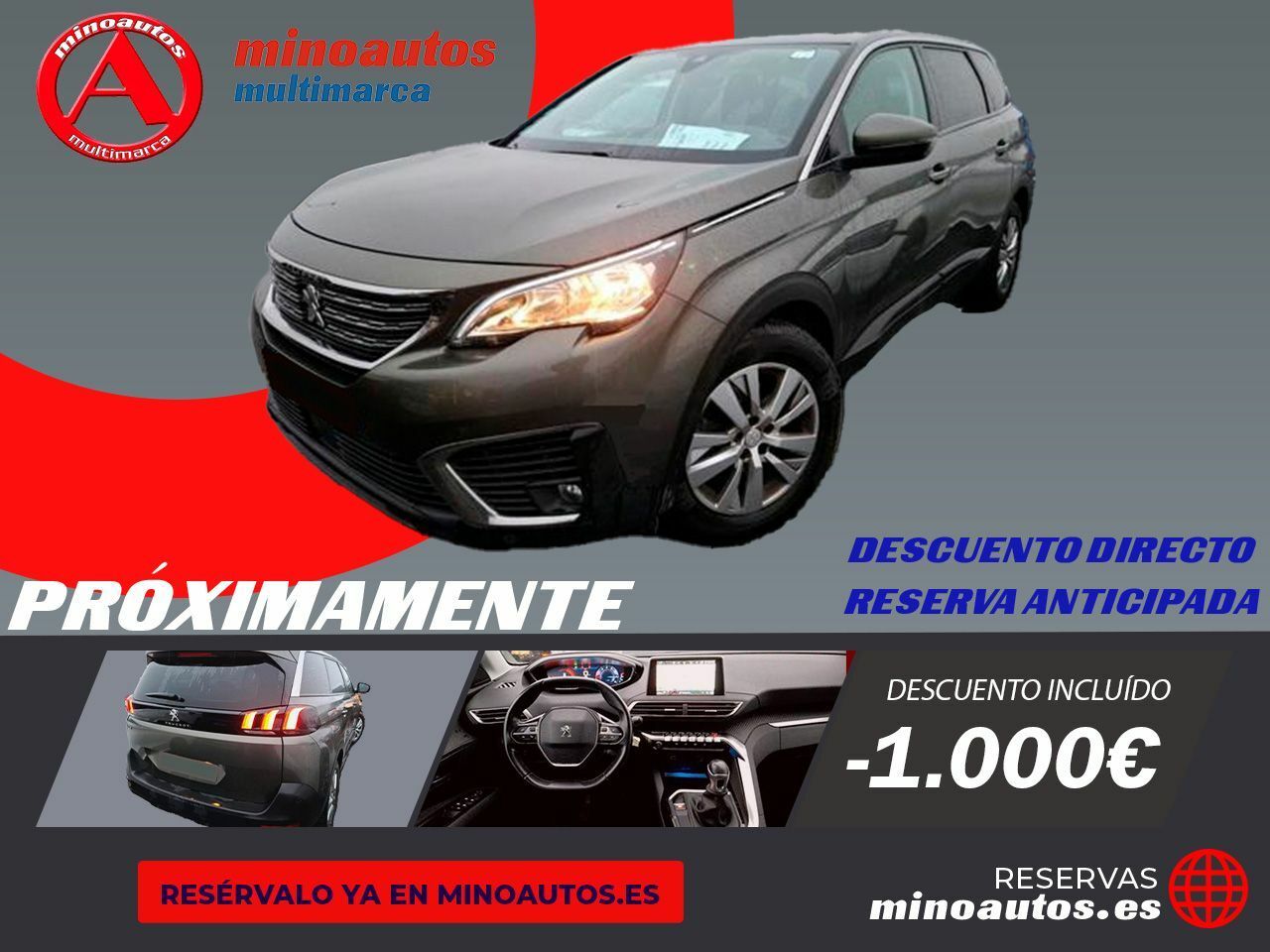 Peugeot 5008 con 5 puertas  de segunda mano - peugeot 5008 2020 /