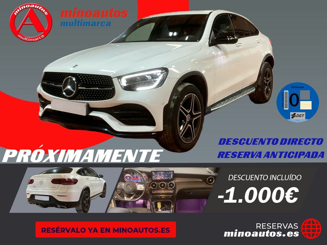 Torno  de segunda mano - mercedes glc coupé 2022 /