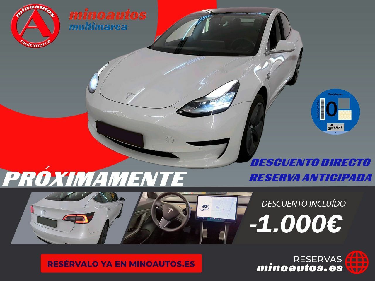 Torno  de segunda mano - tesla model 3 2020 /