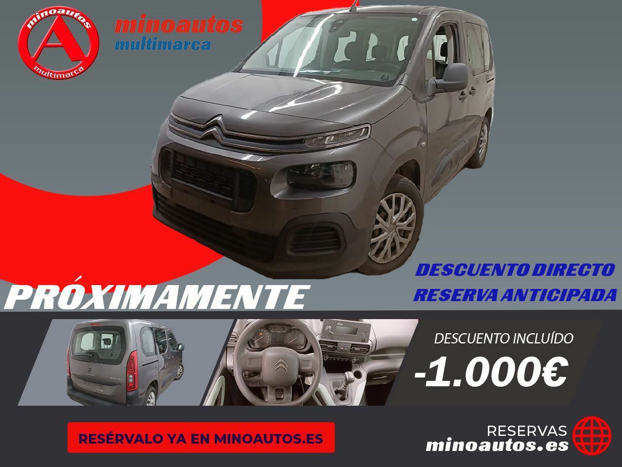 Torno  de segunda mano - peugeot partner 2019 /