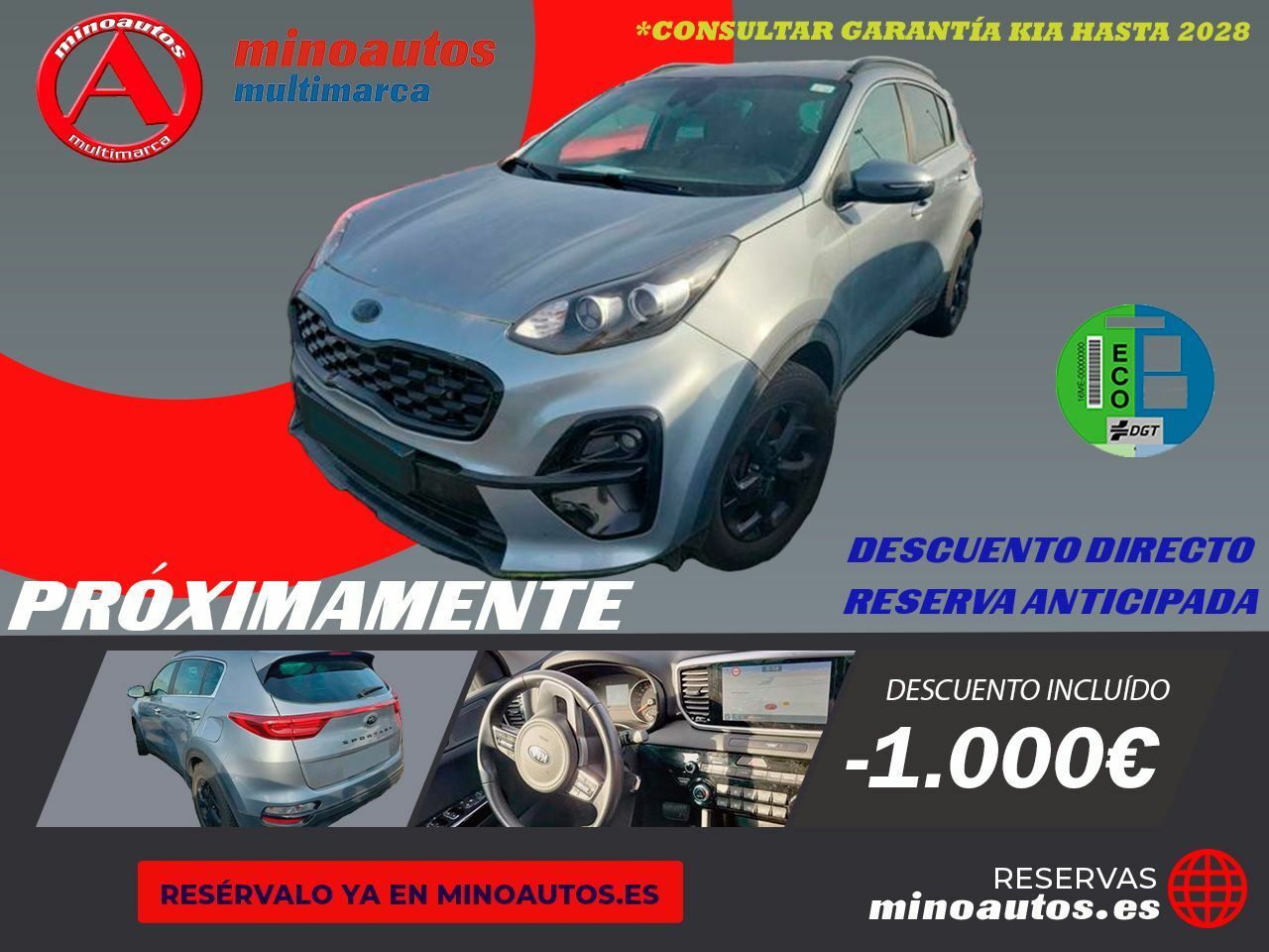 Torno  de segunda mano - kia sportage 2021 /