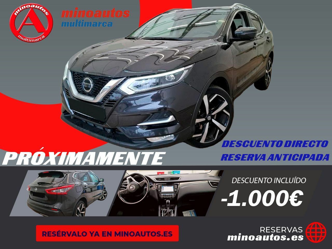 Deslumbrante  de segunda mano - nissan qashqai 2018 /